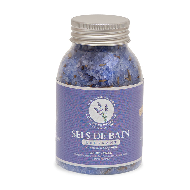 French Lavender Bath Salts, Lavender and Flower Oils, 300g