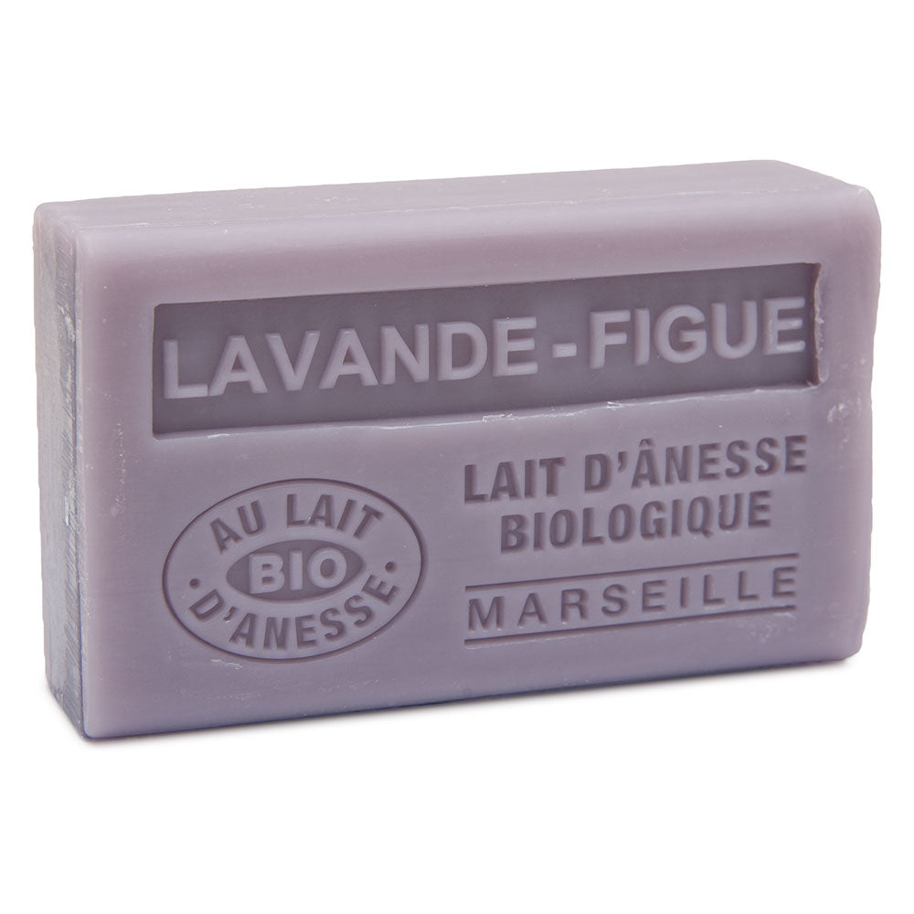 French Soap with Donkey Milk, Lavender Fig Fragrance, 125g