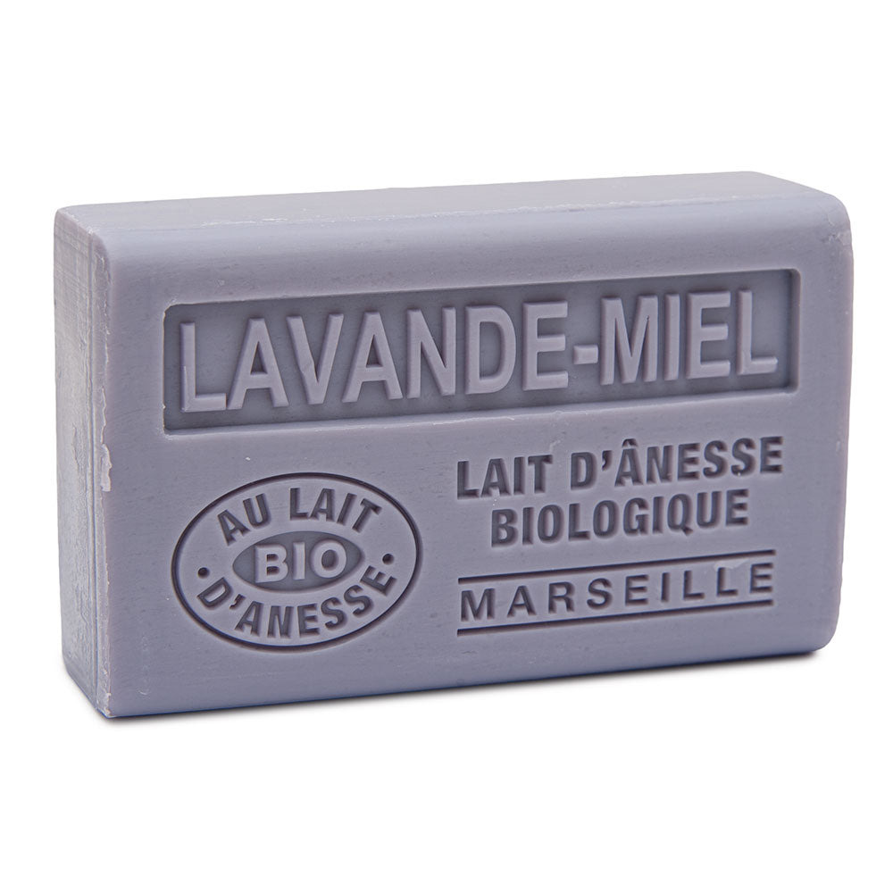 French Soap with Donkey Milk, Lavender Honey Fragrance, 125g