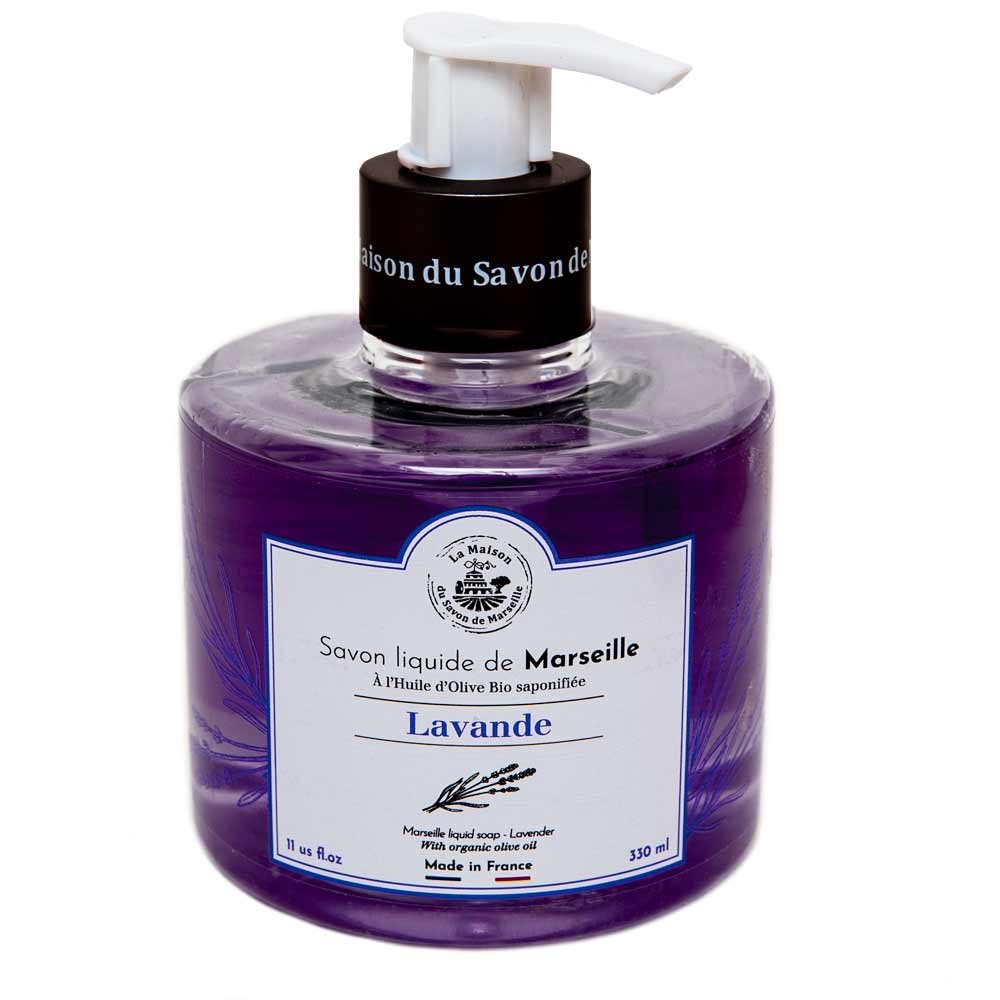 French Liquid Soap, Olive Oil, Lavender Fragrance, 330ml