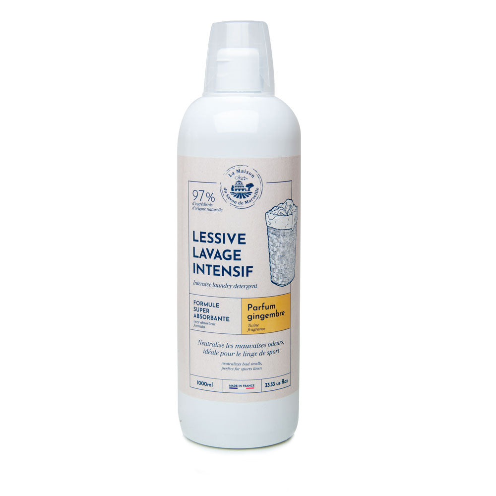 French Detergent for Sports Linen, Ginger Fragrance, 1 Litre
