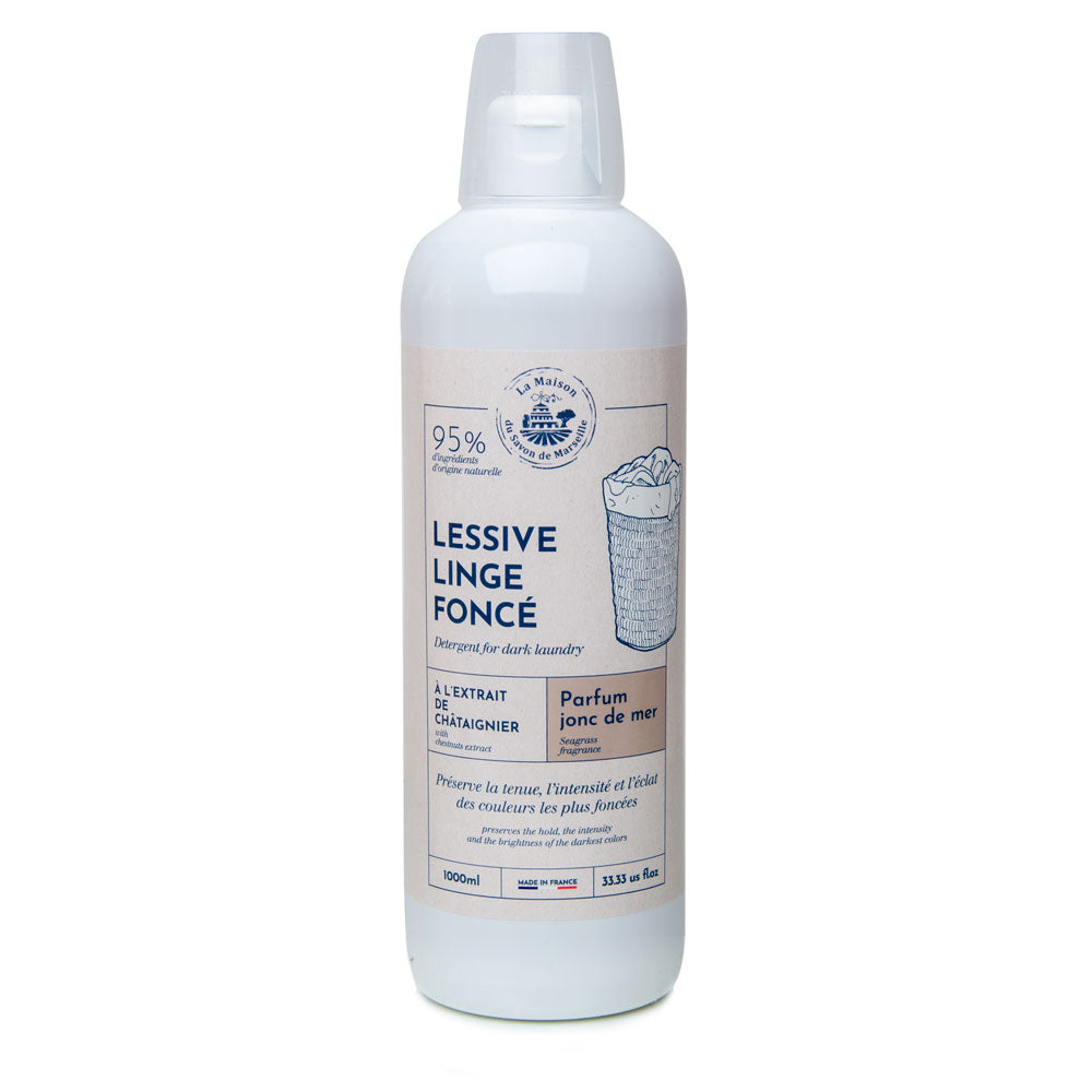 French Detergent for Dark Laundry, Seagrass Fragrance, 1 Litre