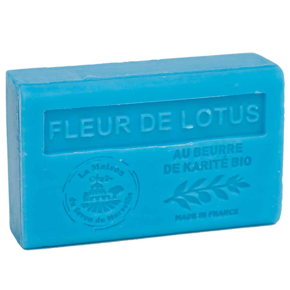 French Soap with Shea Butter, Lotus Flower Fragrance, 125g