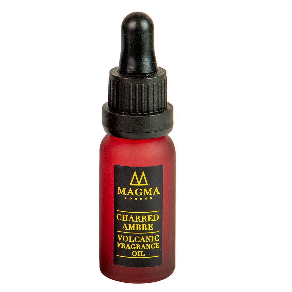 Volcanic Rock Diffuser, Essential Oils Refill, Charred Ambre Fragrance, 15ml
