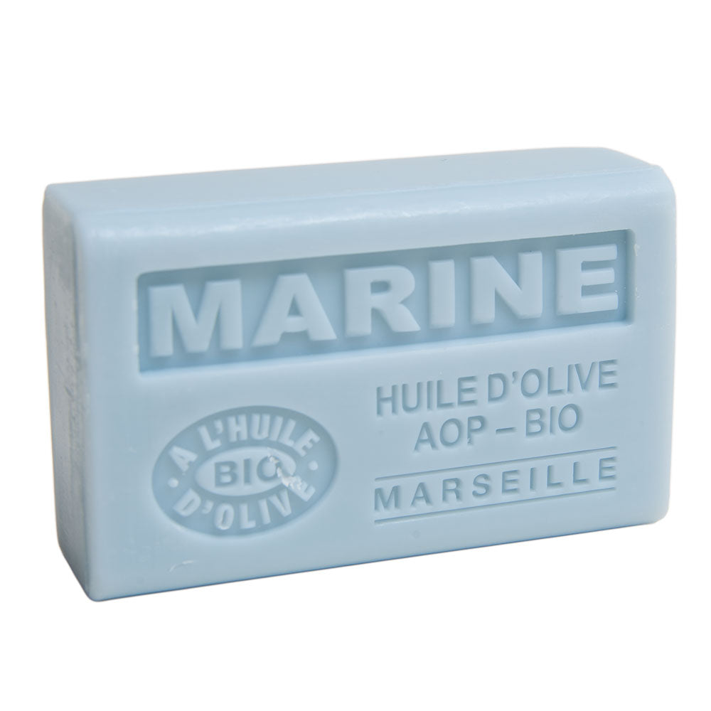 French Olive Oil Soap with Shea Butter, Scent of the Sea Fragrance, 125g