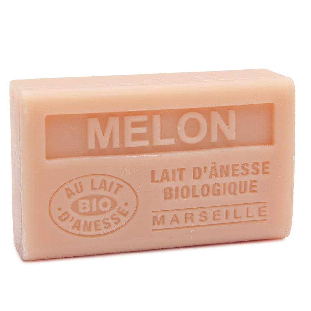 French Soap with Donkey Milk, Melon Fragrance, 125g