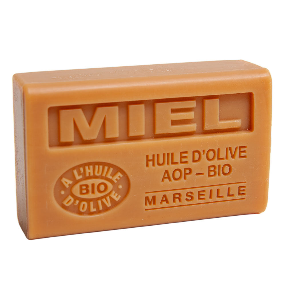 French Olive Oil Soap with Shea Butter, Honey Fragrance, 125g