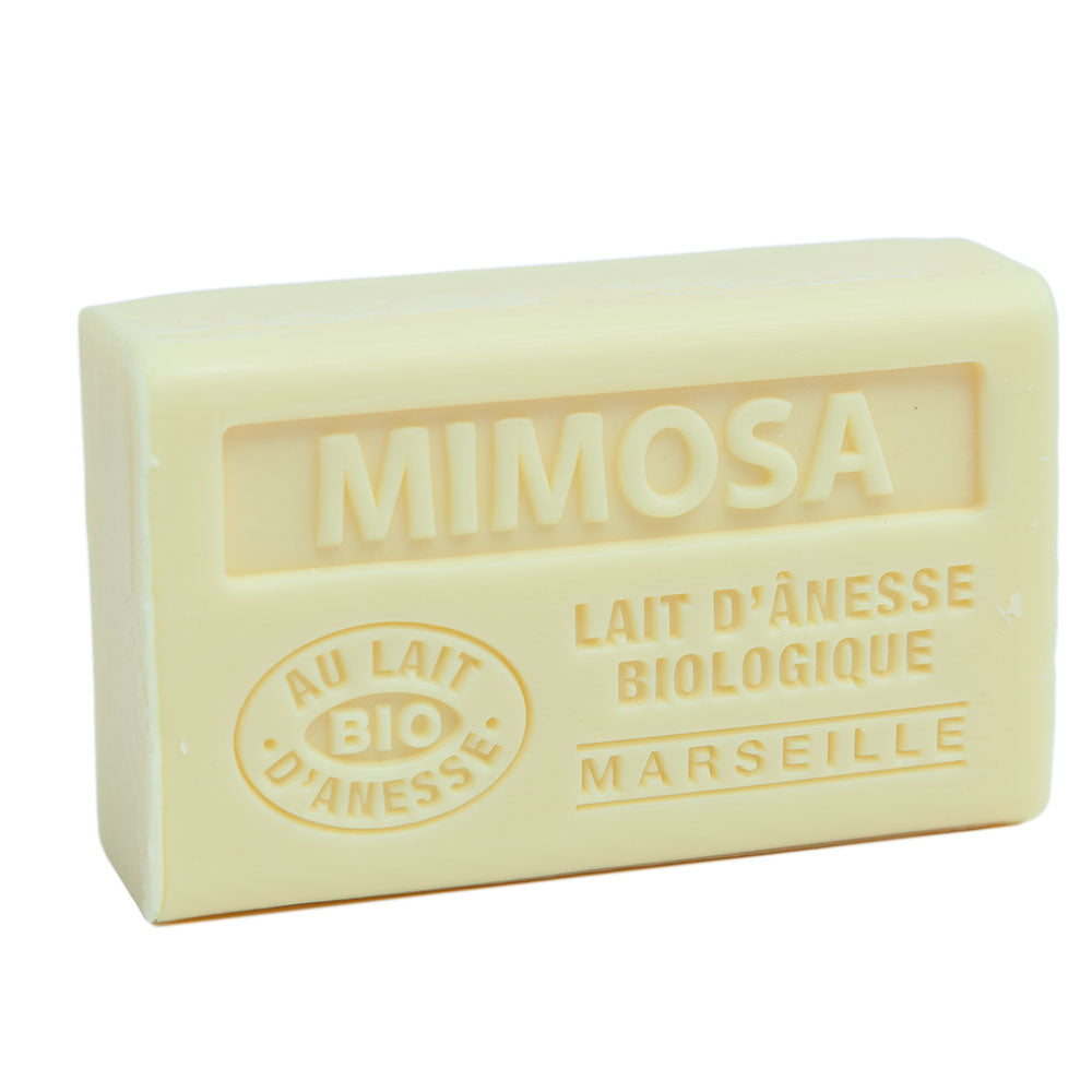 French Soap with Donkey Milk, Mimosa Fragrance, 60g