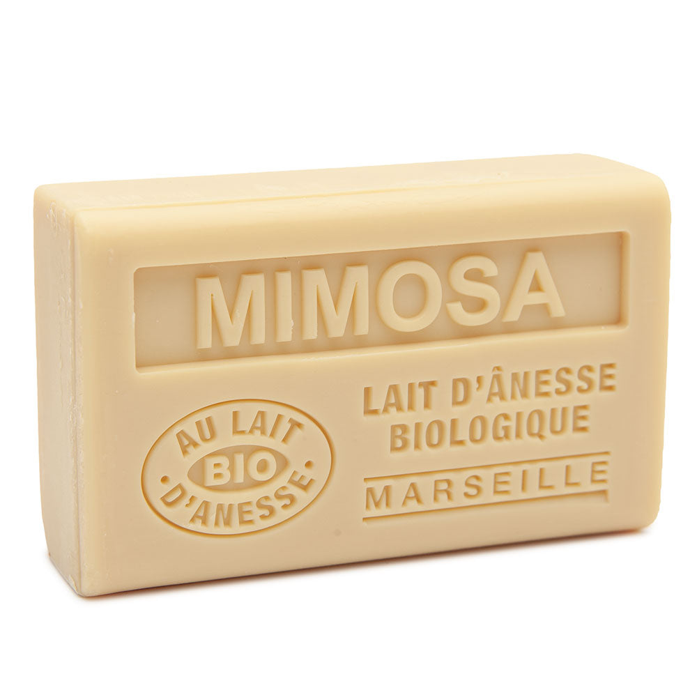 French Soap with Donkey Milk, Mimosa Fragrance, 125g
