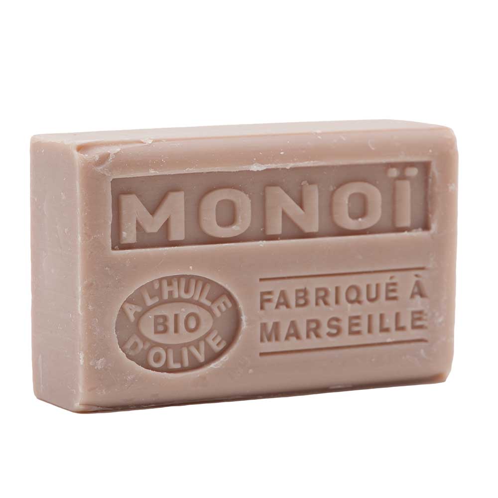 French Olive Oil Soap with Shea Butter, Monoi Fragrance, 125g