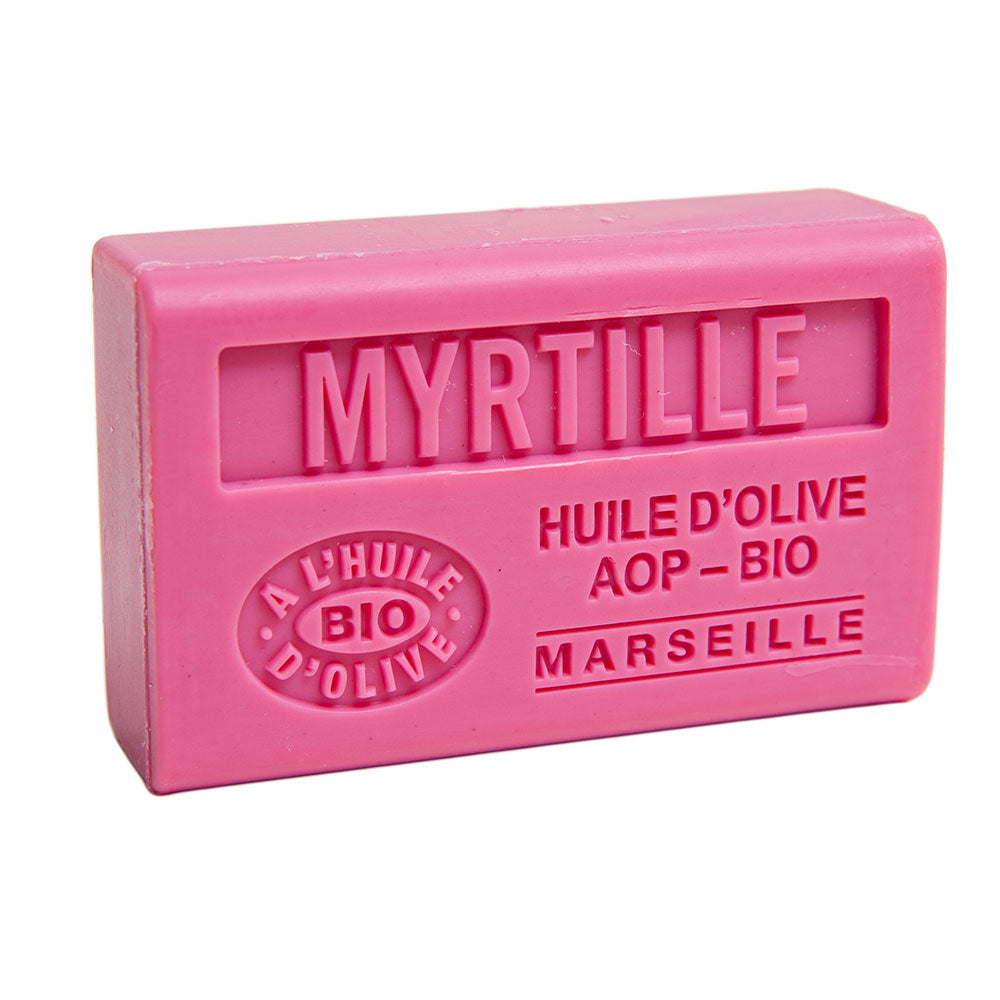 French Olive Oil Soap with Shea Butter, Blueberry Fragrance, 125g