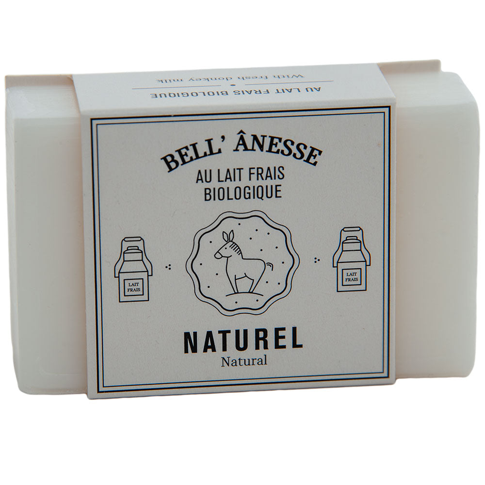 French Double Sided Exfoliating Soap, Shea Butter and Donkey Milk, Natural Fragrance, 125g