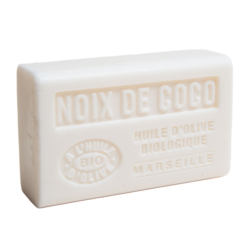 French Olive Oil Soap with Shea Butter, Coconut Fragrance, 125g
