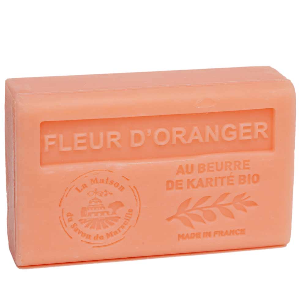 French Soap with Shea Butter, Orange Blossom Fragrance, 125g