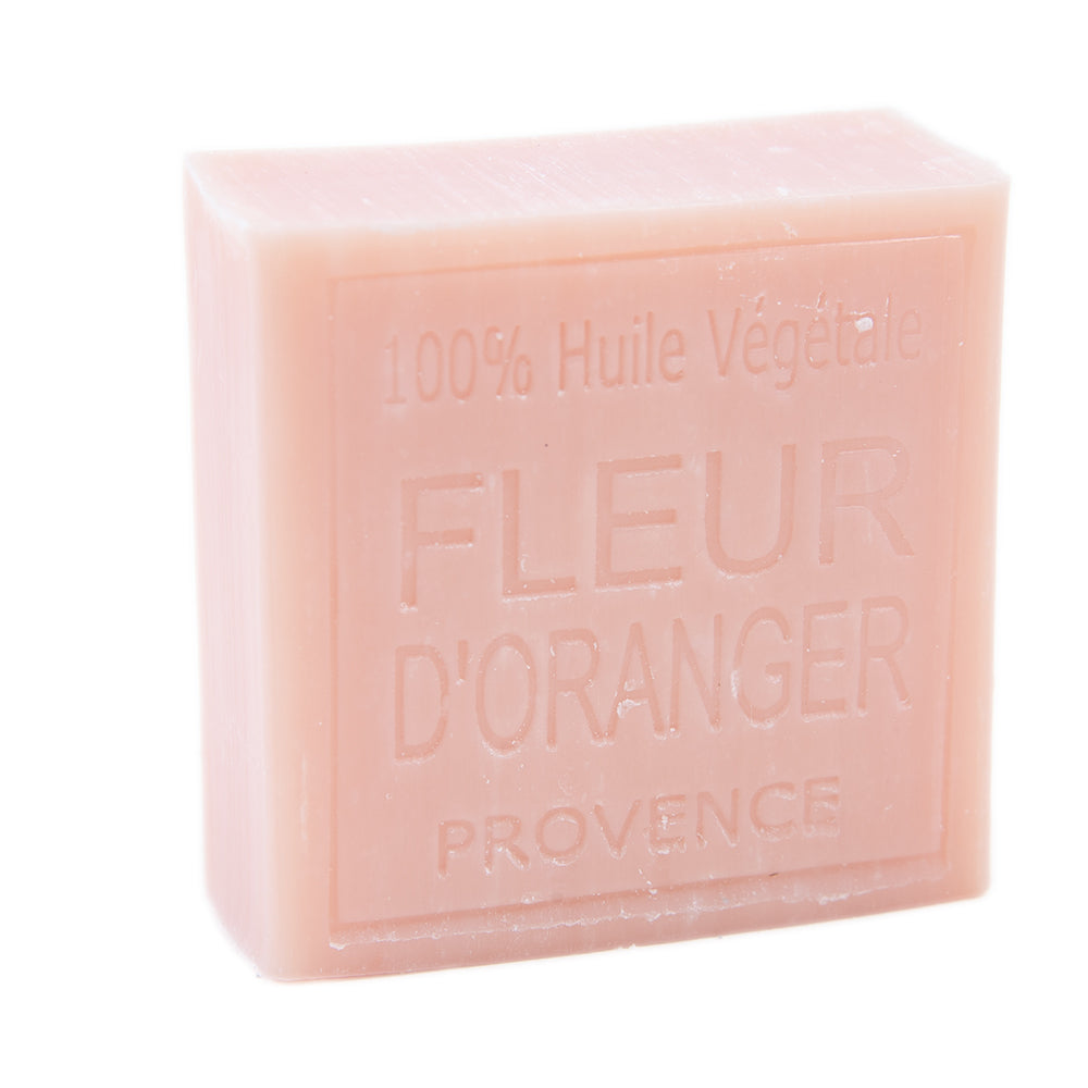 French Soap Bar, Enriched with Sweet Almond Oil, Orange Blossom Fragrance, 100g