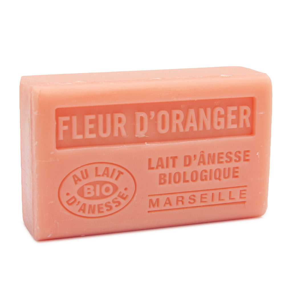 French Soap with Donkey Milk, Orange Blossom Fragrance, 125g