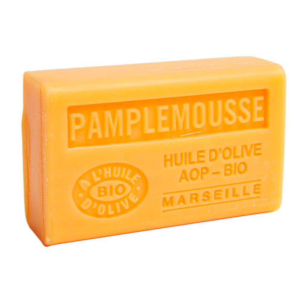 French Olive Oil Soap with Shea Butter, Grapefruit Fragrance, 125g