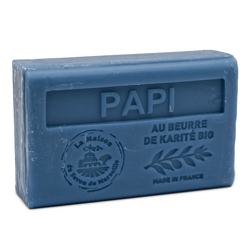 French Soap with Shea Butter, Grandfather (Papi) Fragrance, 125g