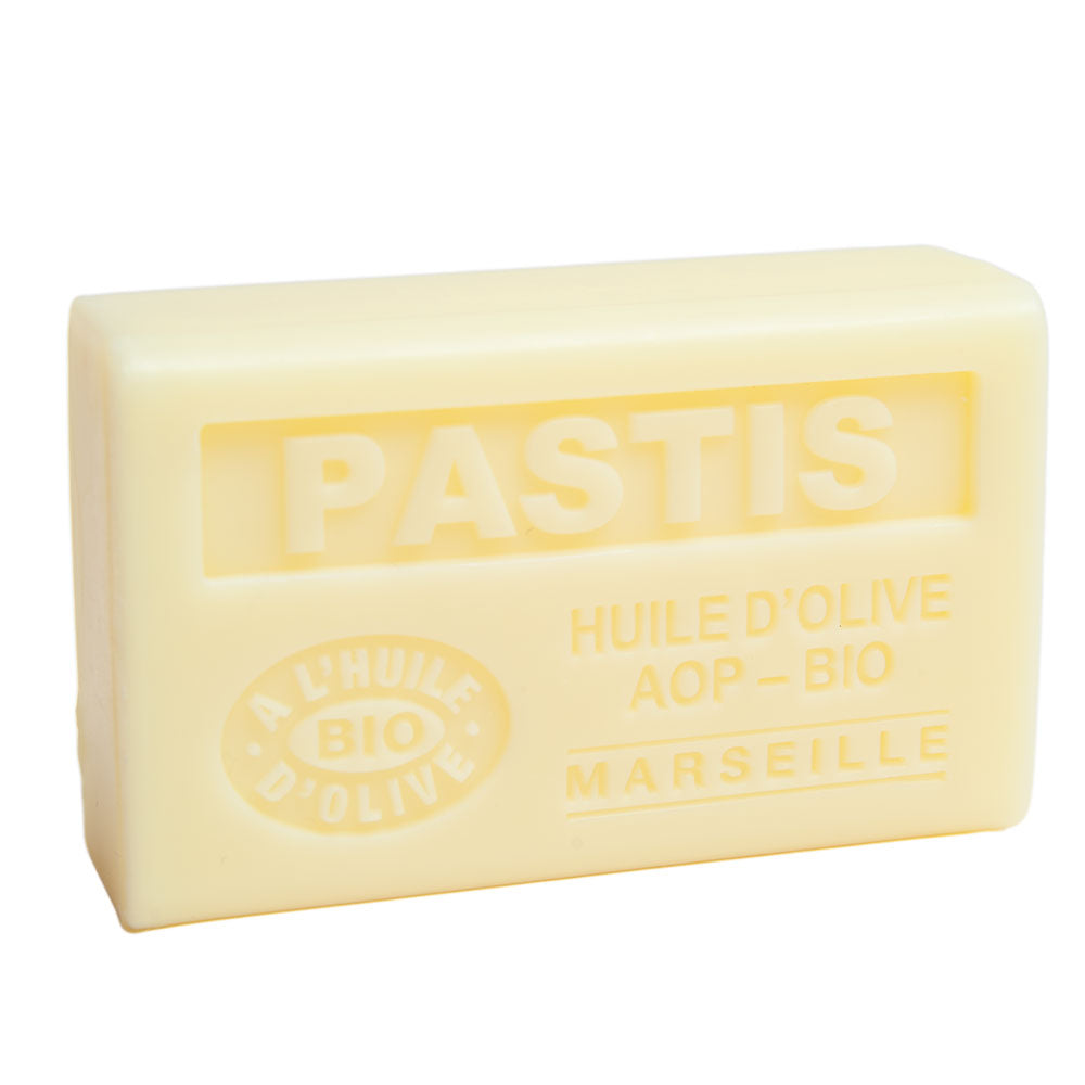 French Olive Oil Soap with Shea Butter, Aniseed (Pastis) Fragrance, 125g