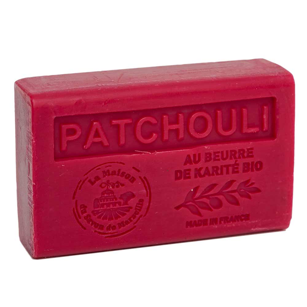 French Soap with Shea Butter, Patchouli Fragrance, 125g