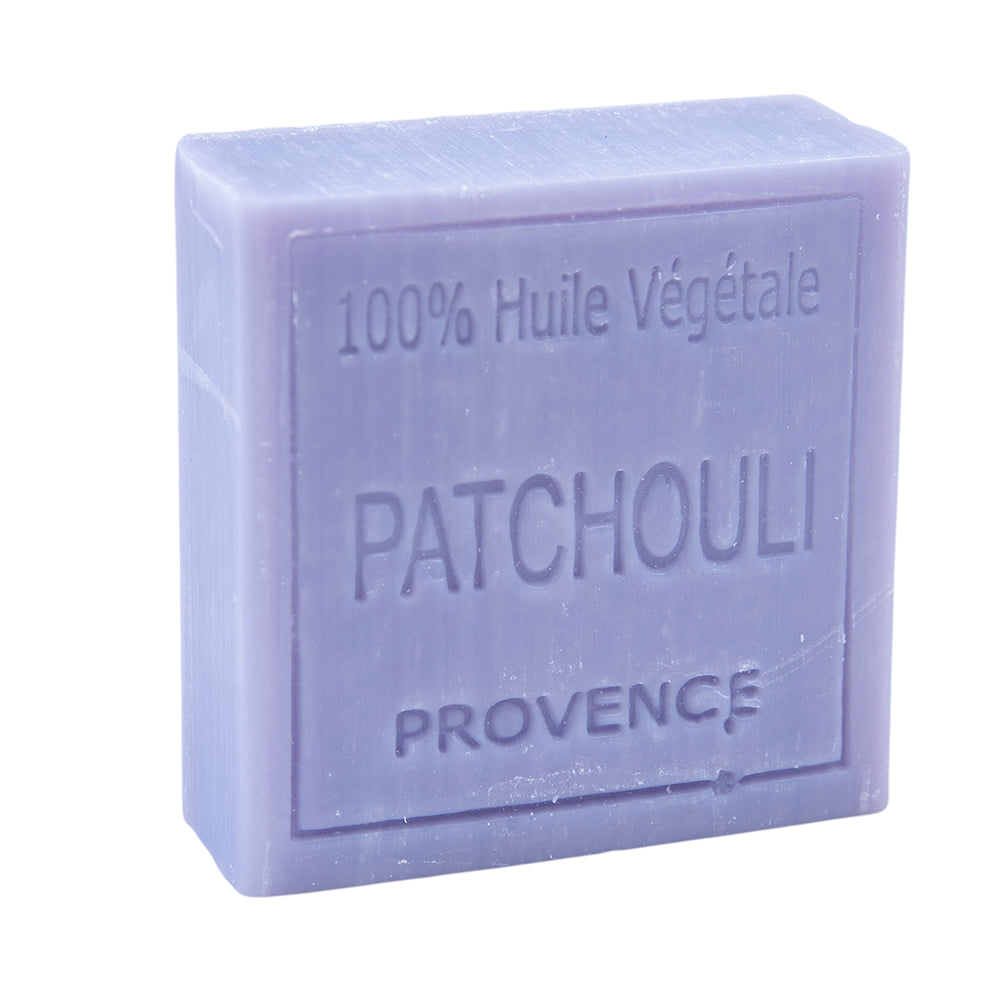 French Soap Bar, Enriched with Grapeseed Oil, Patchouli Fragrance, 100g
