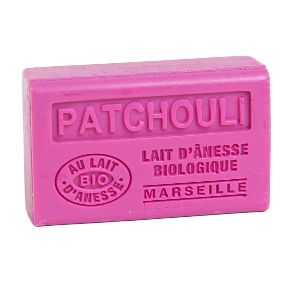 French Soap with Donkey Milk, Patchouli Fragrance, 60g