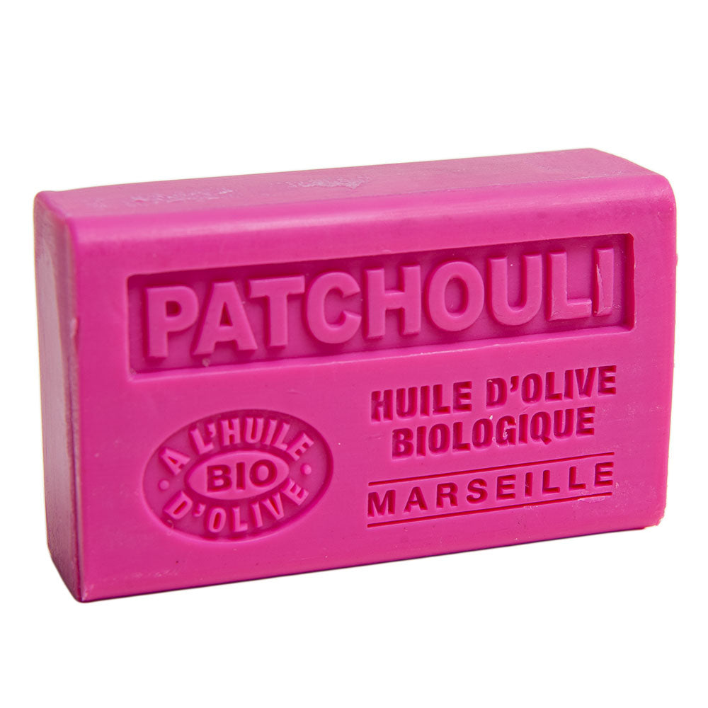 French Olive Oil Soap with Shea Butter, Patchouli Fragrance, 125g