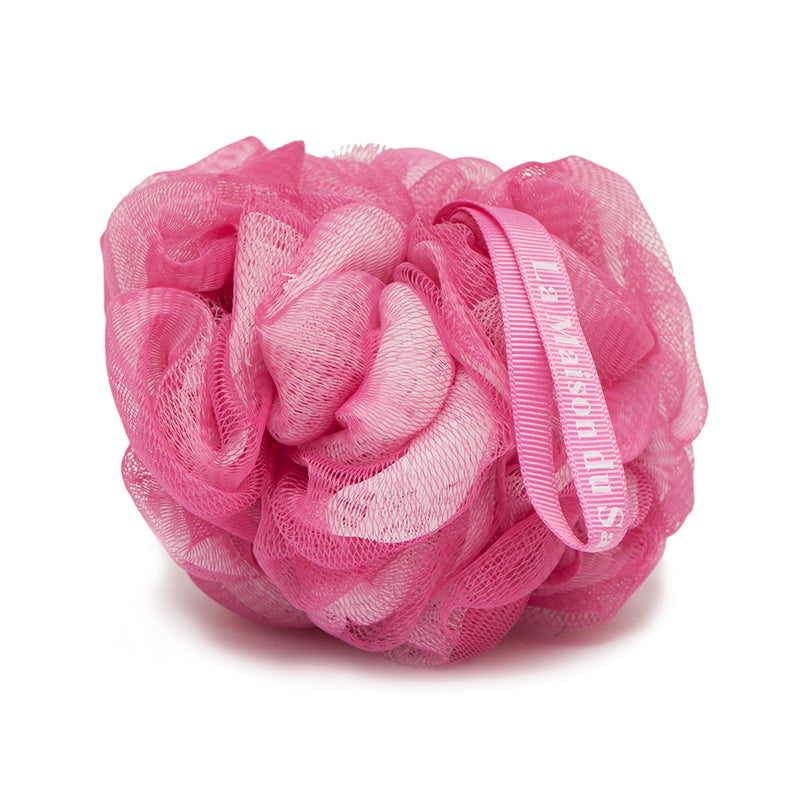 French Exfoliating Shower Sponge, Rose Flower Loofah, 12cm