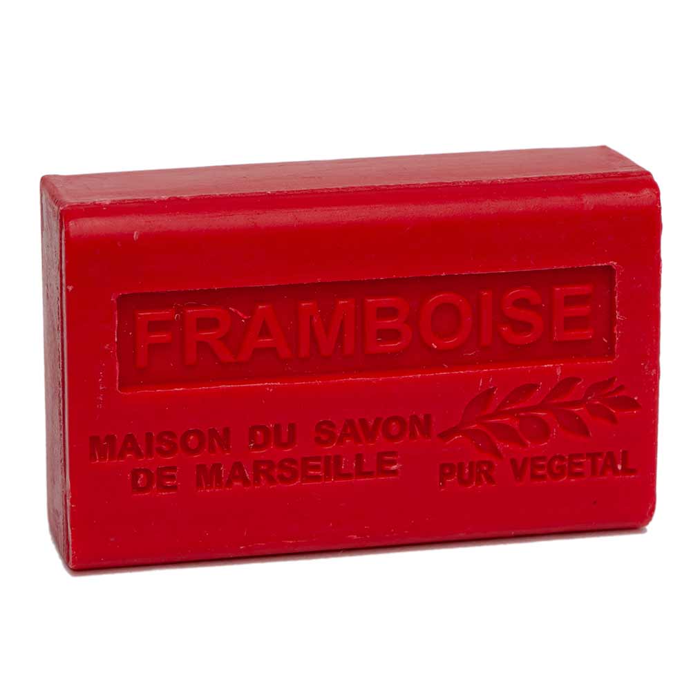 French Soap with Shea Butter, Raspberry Fragrance, 125g