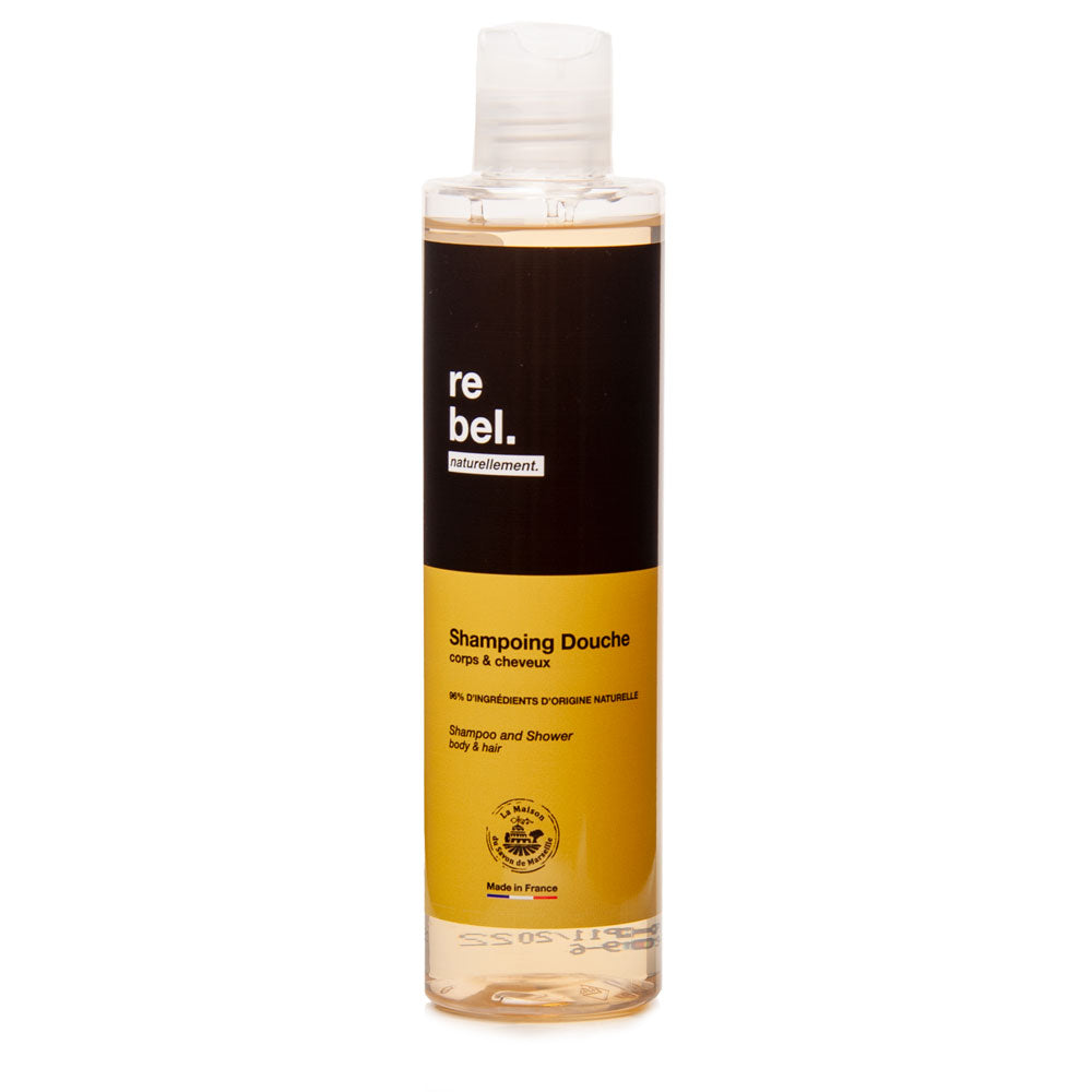 French Rebel Shower Gel and Shampoo, For Men, Rebel Fragrance, 250 ml