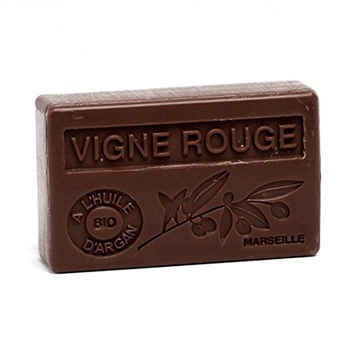 French Soap with Argan Oil, Red Wine Fragrance, 100g