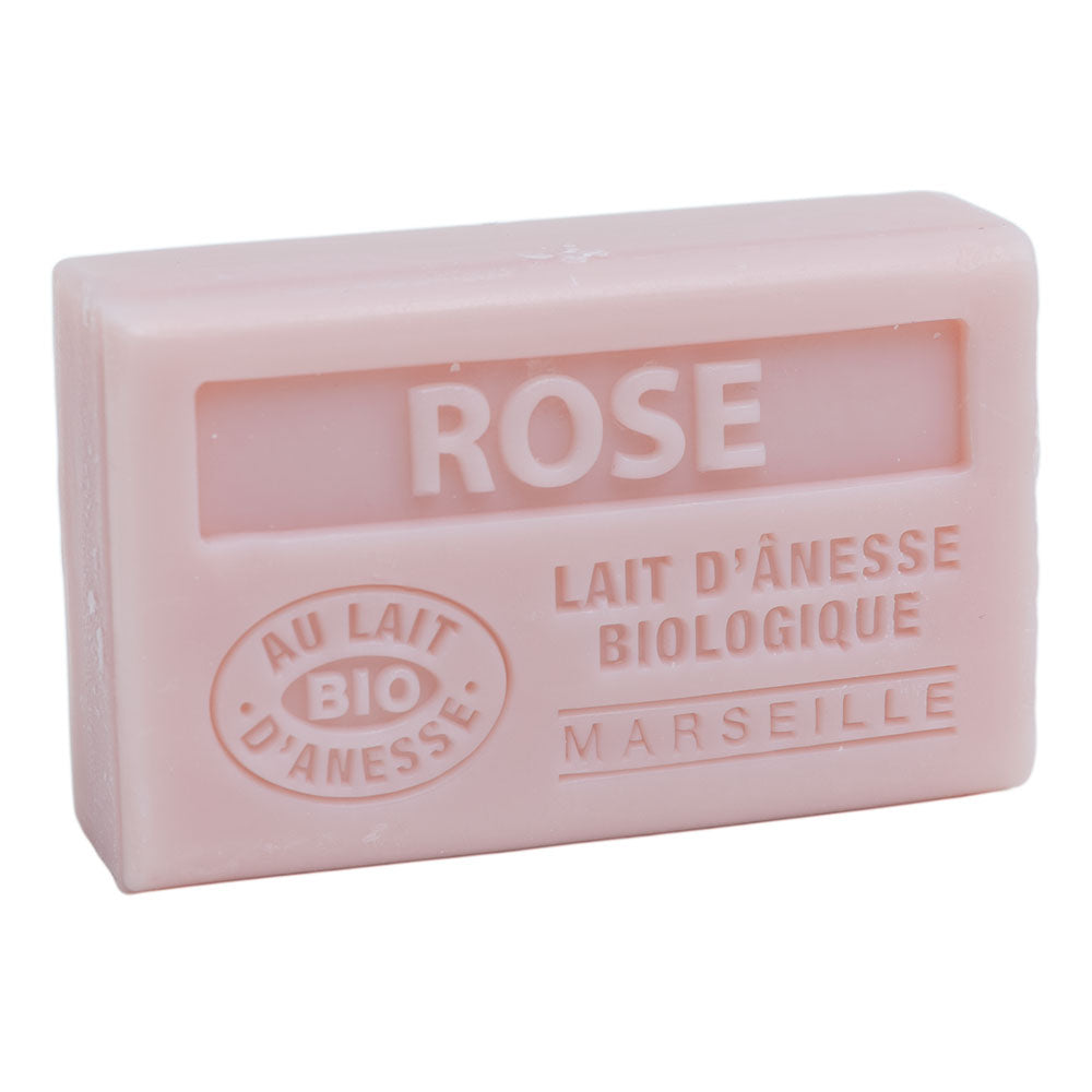 French Soap with Donkey Milk, Rose Fragrance, 60g