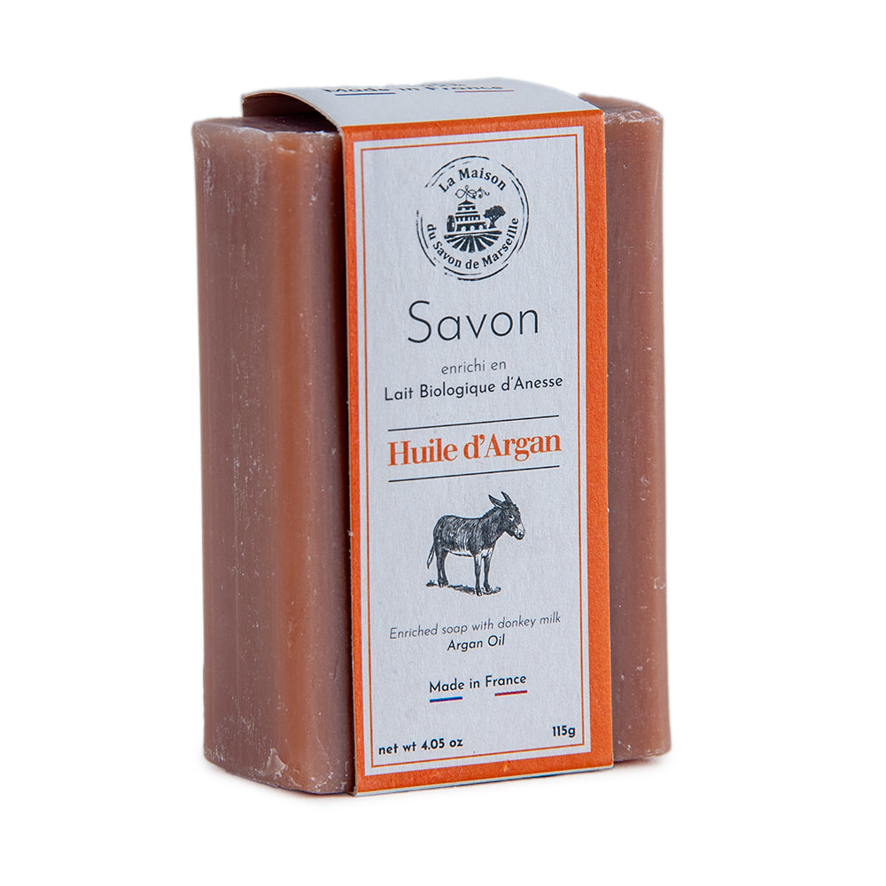 French Soap with Donkey Milk and Shea Butter, Argan Oil Fragrance, 115g