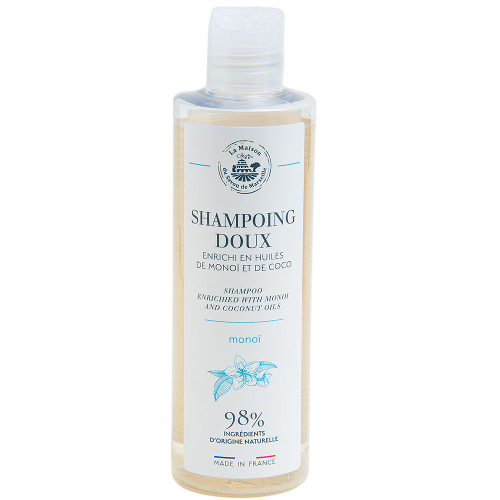 Nourishing Natural Hair Shampoo, Monoi Oil and Coconut Oil, Monoi Fragrance, 250ml
