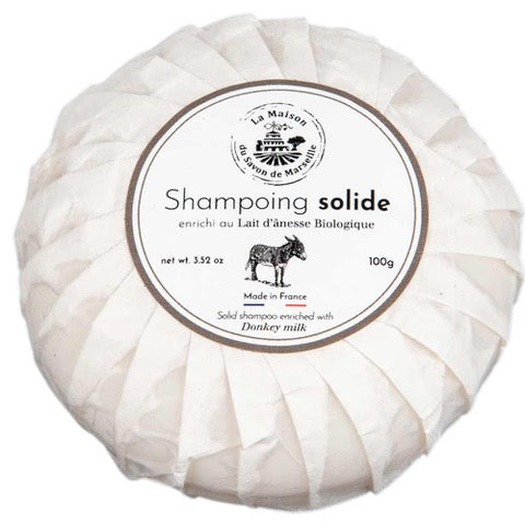 French Shampoo Bar, Vegetable Oil, Donkey Milk Fragrance, 100g