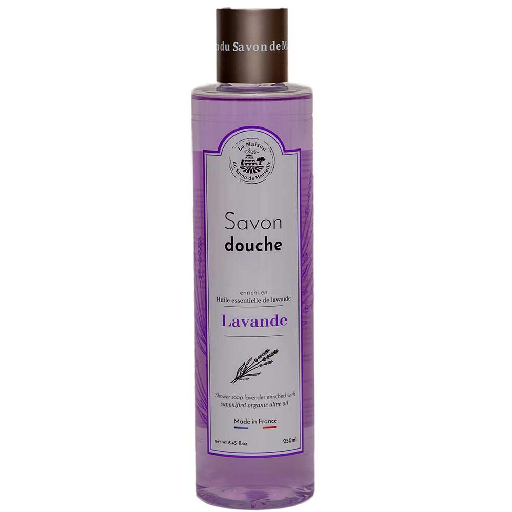 French Shower Gel, Olive Oil, Lavender Fragrance, 250ml