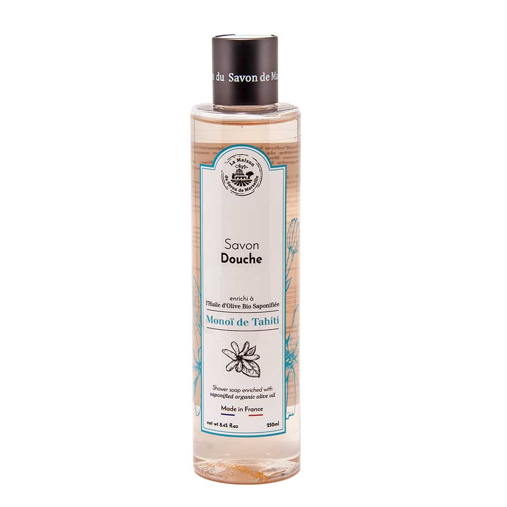 French Shower Gel, Olive Oil, Monoi Fragrance, 250ml
