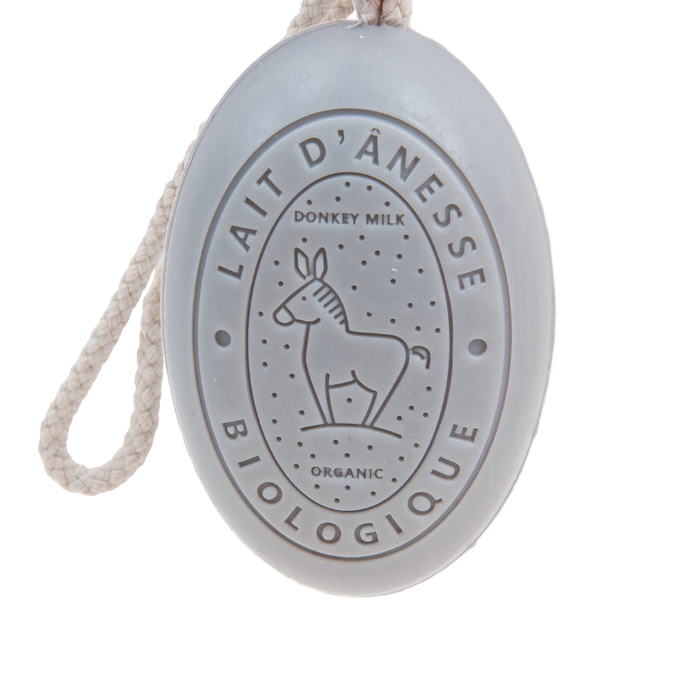 French Soap on a Rope, Donkey Milk, Lotus Flower Fragrance, 175g