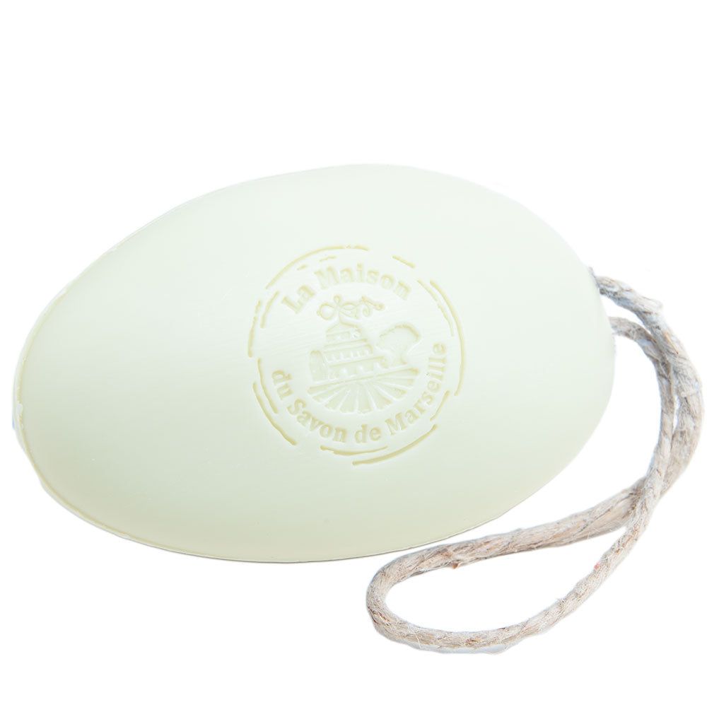 French Soap on a Rope, Donkey Milk and Shea Butter, Verbena Fragrance, 175g