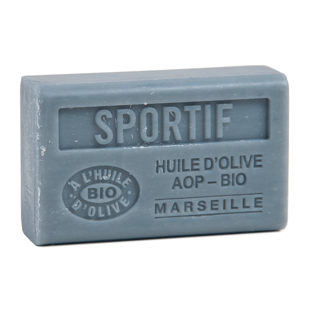 French Olive Oil Soap with Shea Butter, Sporty Fragrance, 125g