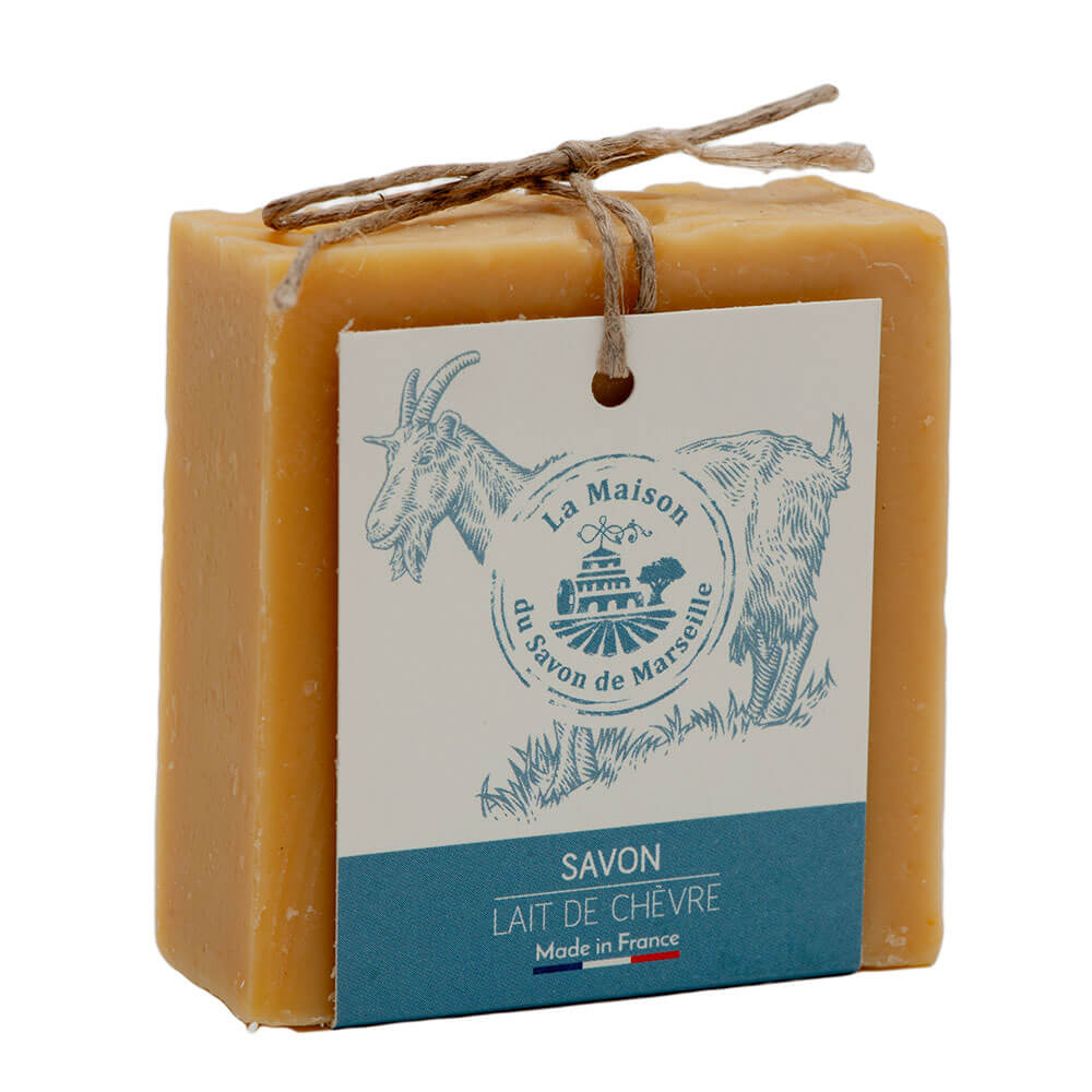 French Cold Processed Natural Soap Bar, Olive Oil and Goats Milk, 100g