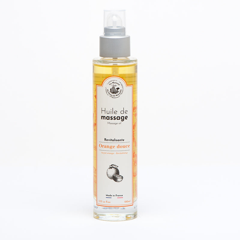 Massage Oil, Sweet Orange Fragrance, 100ml