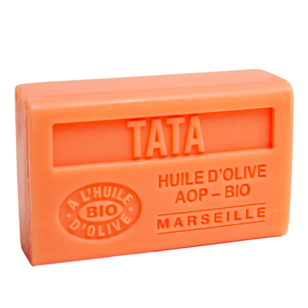 French Olive Oil Soap with Shea Butter, Auntie (Tata) Fragrance, 125g