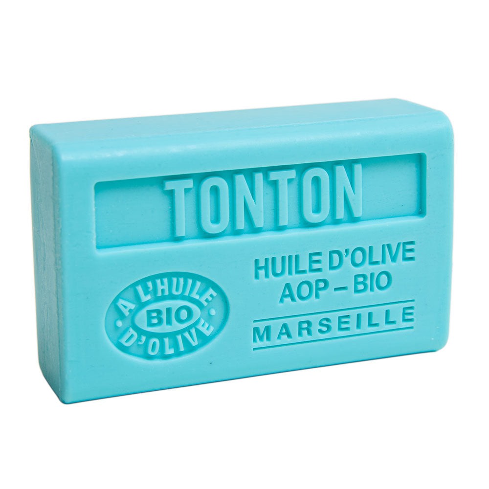 French Olive Oil Soap with Shea Butter, Uncle (Tonton) Fragrance, 125g