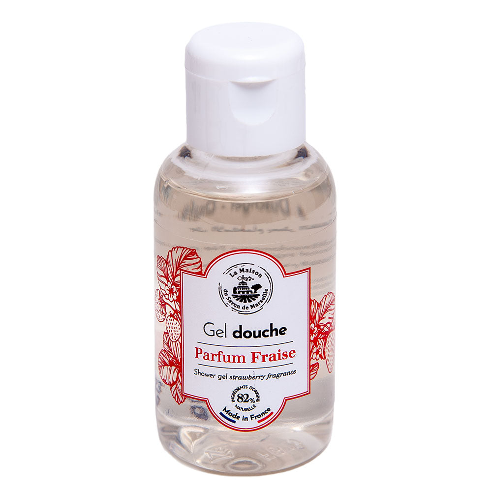 French Shower Gel, Strawberry Fragrance, 50ml