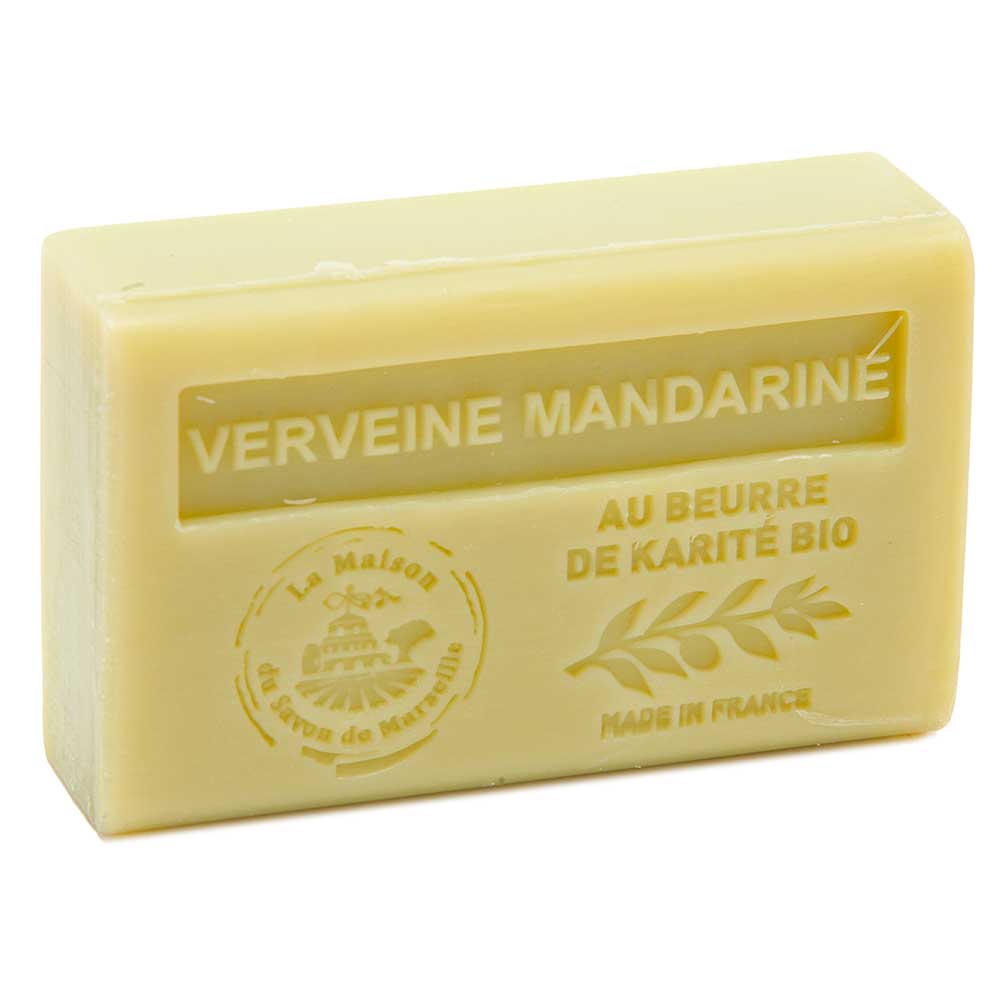 French Soap with Shea Butter, Verbena Manderine Fragrance, 125g