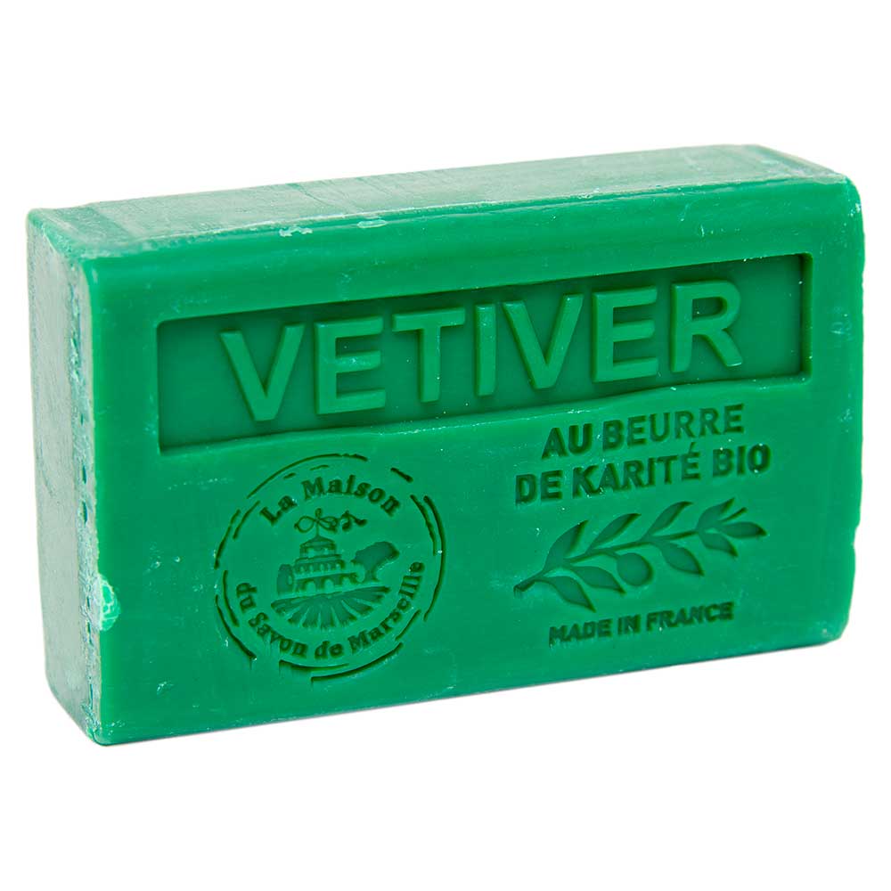 French Soap with Shea Butter, Vetiver Fragrance, 125g