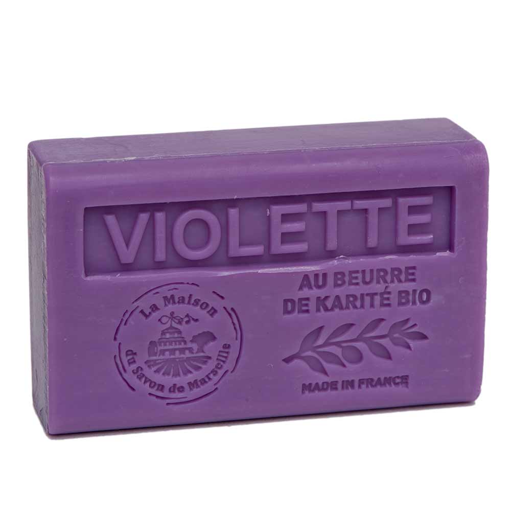 French Soap with Shea Butter, Violet Fragrance, 125g