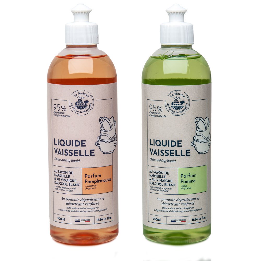French Dishwashing Liquid, Apple Fragrance, 500ml