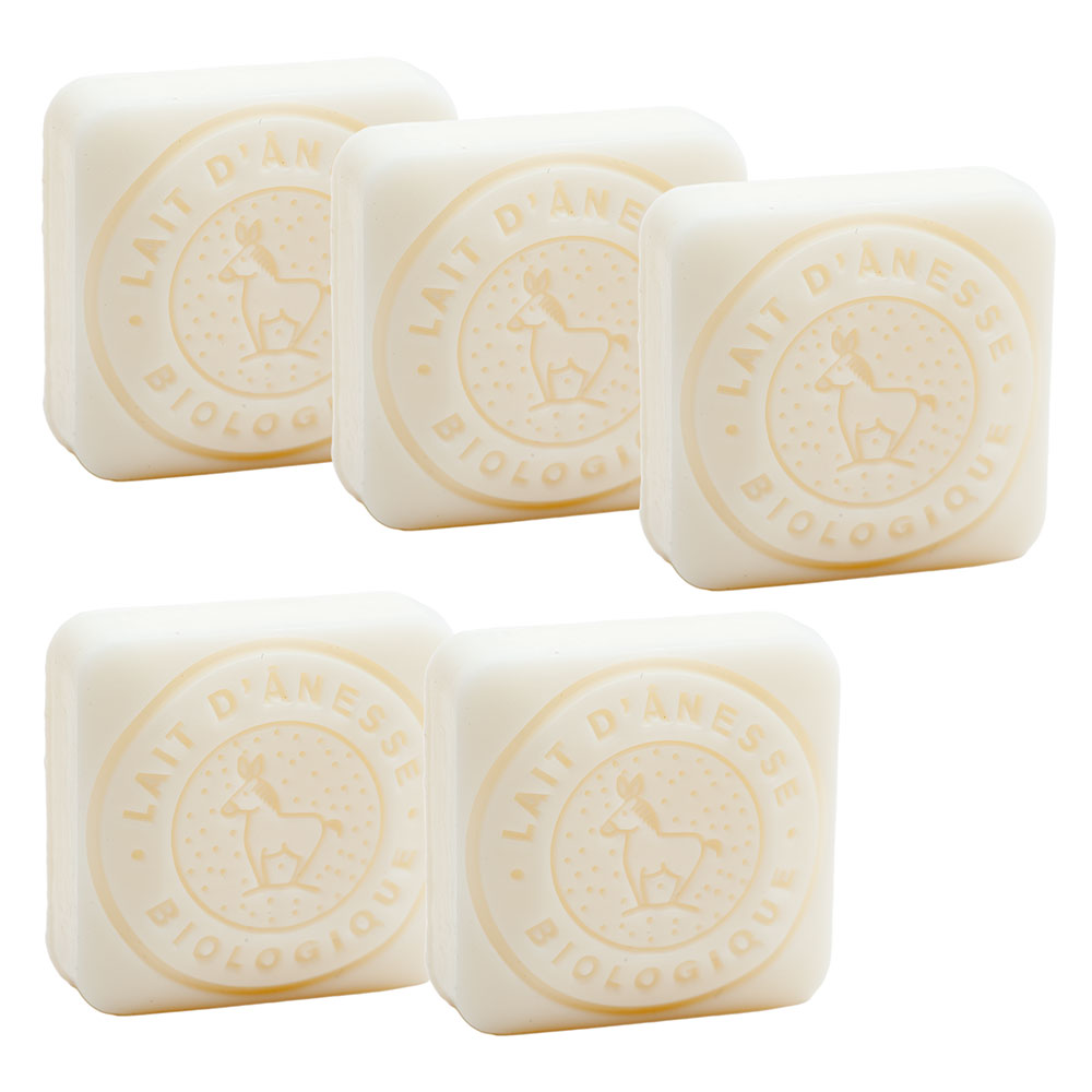 French Donkey Milk Soap, Donkey Milk Fragrance, Set of 5, 30g